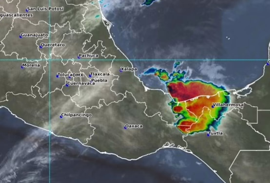 LLUVIAS PUNTUALES INTENSAS EN ZONAS DE PUEBLA, VERACRUZ Y OAXACA