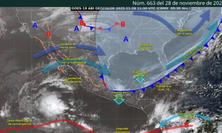 LLUVIAS PUNTUALES INTENSAS EN ZONAS DE VERACRUZ, TABASCO, OAXACA Y CHIAPAS