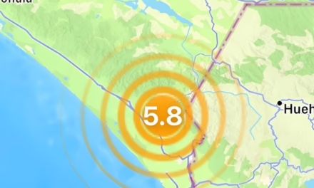 Sismo de magnitud 5.8 en Chiapas este viernes