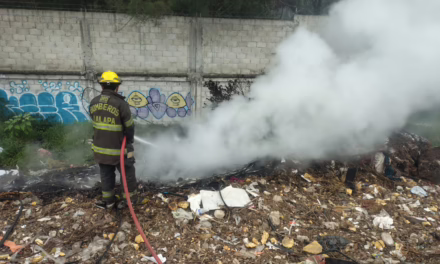 Incendio de pastizal en Colonia Revolución moviliza a Bomberos