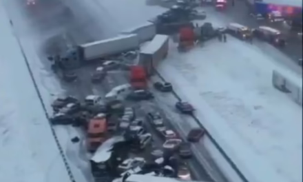 Accidente múltiple en Indiana tras fuerte tormenta de nieve