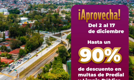Aplicará Ayuntamiento hasta 90% de descuento en multas del Predial y Limpia Pública