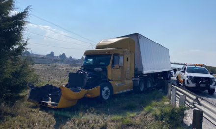 Accidente en autopista Perote-Xalapa
