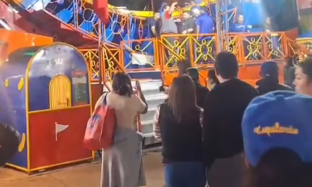 Juego mecánico se desploma en Interfer en Guatemala