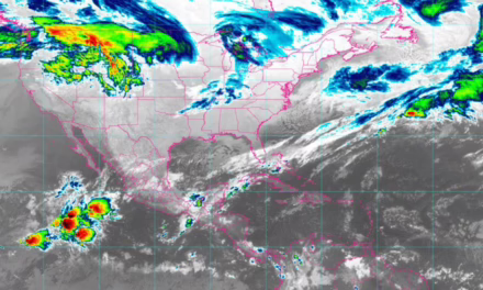 SE PRONOSTICAN LLUVIAS FUERTES A PUNTUALES INTENSAS EN ZONAS DE CHIAPAS, OAXACA, TABASCO, VERACRUZ Y LA PENÍNSULA DE YUCATÁN
