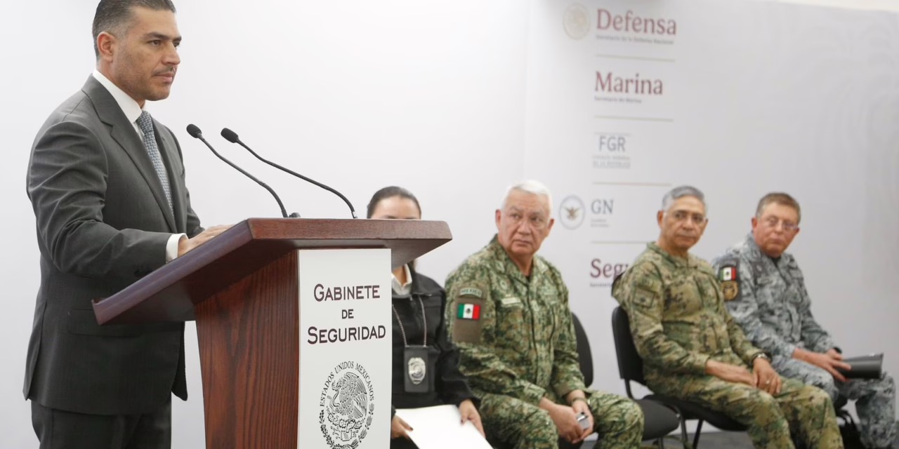 Omar García Harfuch: Confirmó el traslado de 25 detenidos a en Michoacán a diversos CEFERESOS