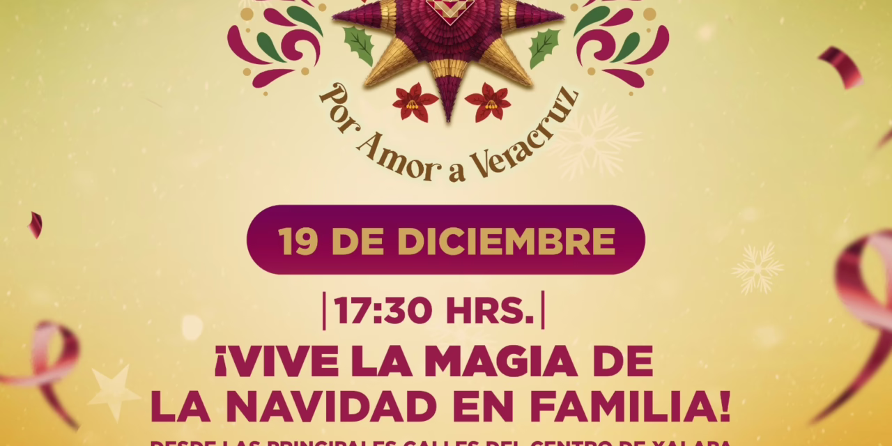 Invitan DIF y SECVER a Desfile Navideño Luz y Unión