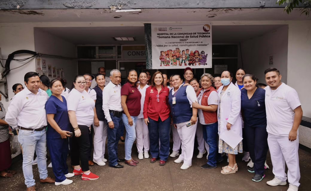 Me da tranquilidad ver los anaqueles llenos: Gobernadora supervisa Hospital de Tezonapa