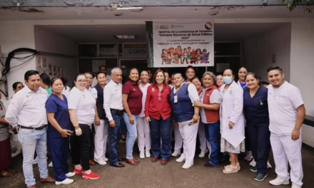 Me da tranquilidad ver los anaqueles llenos: Gobernadora supervisa Hospital de Tezonapa
