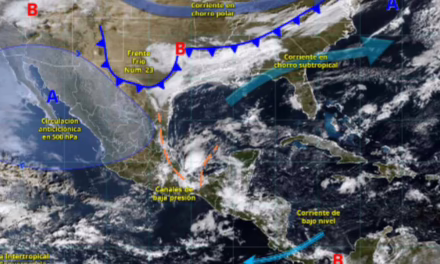 Frente frío 23 se debilita, pero otros sistemas seguirán generando lluvias