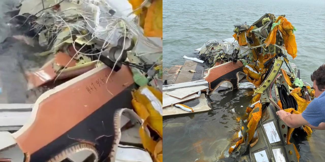 VIDEO:PESCADOR RESCATA A SOBREVIVIENTE DE ACCIDENTE AÉREO EN GALVESTON