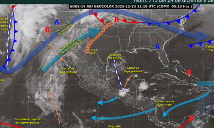 LLUVIAS PUNTUALES MUY FUERTES EN ZONAS DE BAJA CALIFORNIA, VERACRUZ, OAXACA, CHIAPAS, TABASCO, CAMPECHE Y QUINTANA ROO