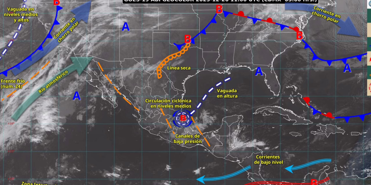 LLUVIAS PUNTUALES MUY FUERTES EN ZONAS DE CHIAPAS Y OAXACA