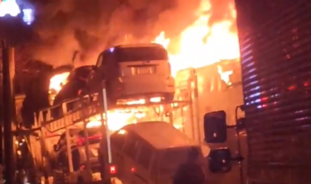 VIDEO: ACCIDENTE MÚLTIPLE CON INCENDIO EN JAPÓN 
