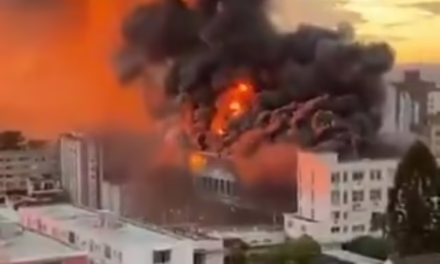 Video:Gran incendio en el Colegio Marista Santa María en Brasil