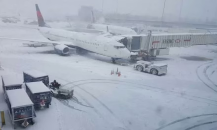 Video:Está nevando en New York, cancelan vuelos