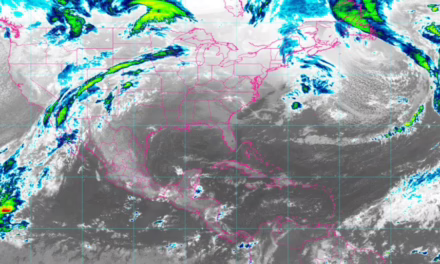 SE PREVÉN LLUVIAS PUNTUALES FUERTES EN ZONAS DE GUERRERO, OAXACA, VERACRUZ, CHIAPAS, TABASCO, CAMPECHE Y QUINTANA ROO. POSIBLE CAÍDA DE NIEVE O EN ZONAS ALTAS DEL NOROESTE Y CENTRO DE MÉXICO