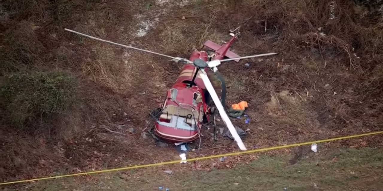 Video: Una persona muerta y otra herida grave tras el choque de dos helicópteros en Nueva Jersey