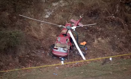 Video: Una persona muerta y otra herida grave tras el choque de dos helicópteros en Nueva Jersey