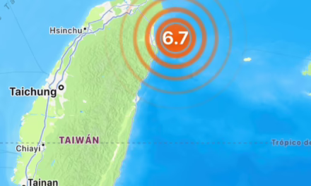 Terremoto de magnitud 6.7 sacude Taiwán