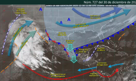 LLUVIAS INTENSAS A PUNTUALES TORRENCIALES EN OAXACA, VERACRUZ, CHIAPAS Y TABASCO