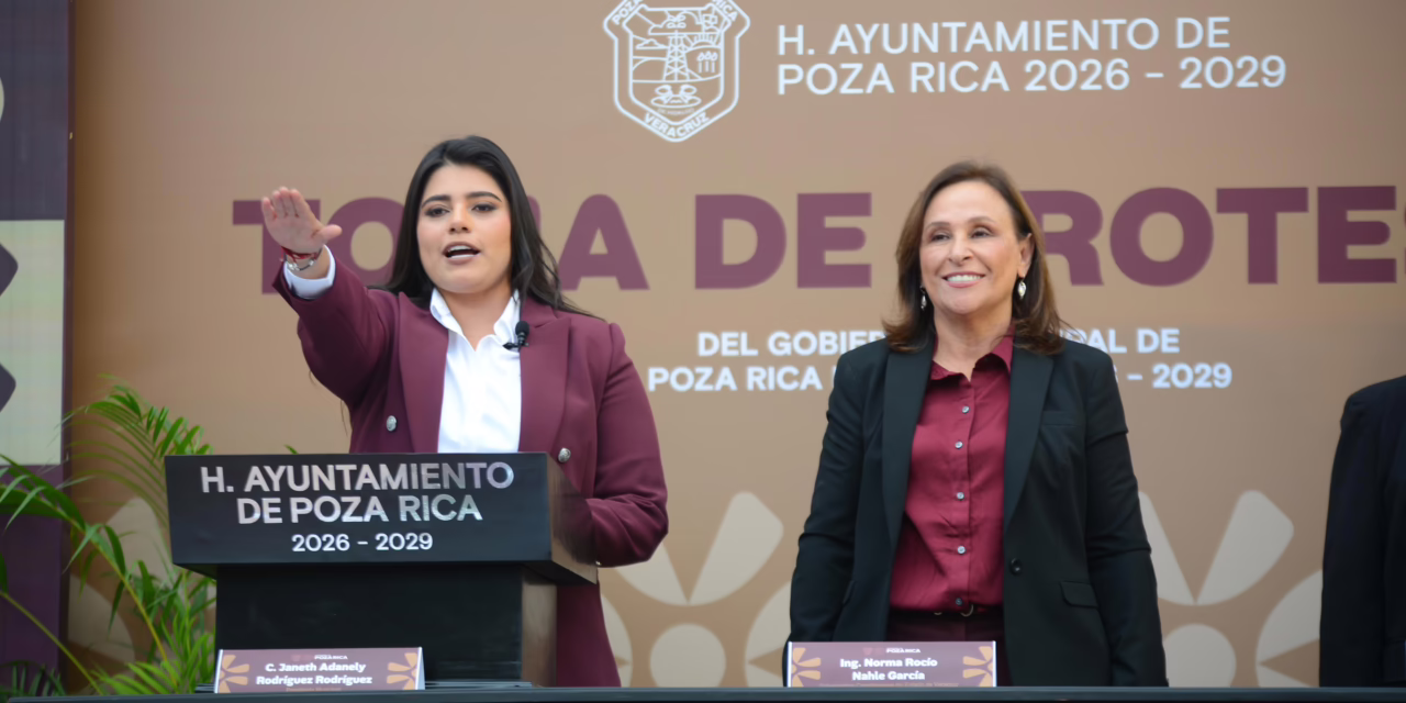 Poza Rica no está sola: apoyo total para su recuperación, afirma la gobernadora Rocío Nahle