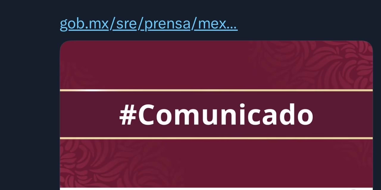 México condena intervención militar en Venezuela