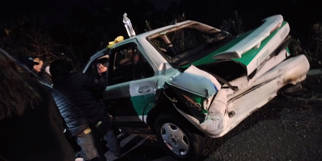 Accidente en el Libramiento de Coatepec