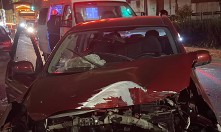 Colisión en la avenida Lázaro Cárdenas