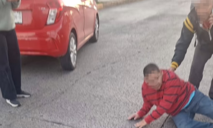 Persona atropellada en 20 de Noviembre