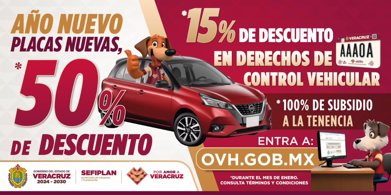 Programa de Reemplacamiento 2026 Año nuevo, placas nuevas