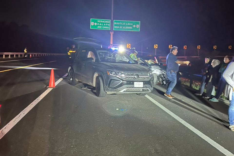 Accidente en la carretera 180 Cardel- Poza Rica