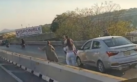 PELEA ENTRE AUTOMOVILISTAS EN LA CARRETERA CUERNAVACA -ACAPULCO 