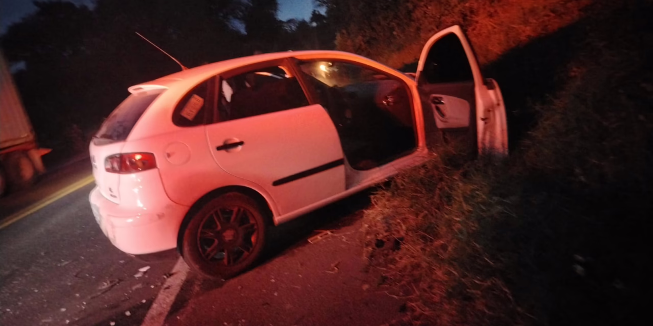 Choque en la carretera Xalapa-Perote, a la altura de Rafael Lucio 