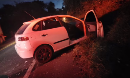 Choque en la carretera Xalapa-Perote, a la altura de Rafael Lucio 