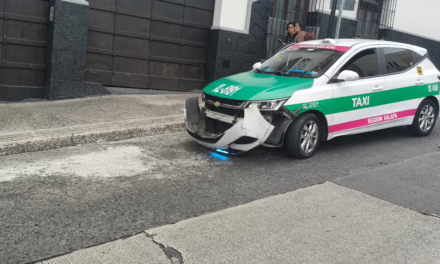 Accidente en la zona centro de Xalapa
