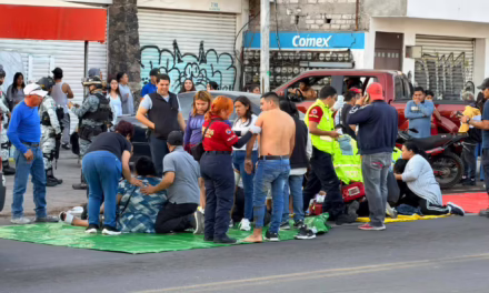 Explosión de camioneta con pirotecnia en Celaya deja 10 personas lesionadas