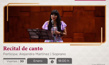 Asiste a los recitales musicales en el recinto Casa Principal, los viernes de enero