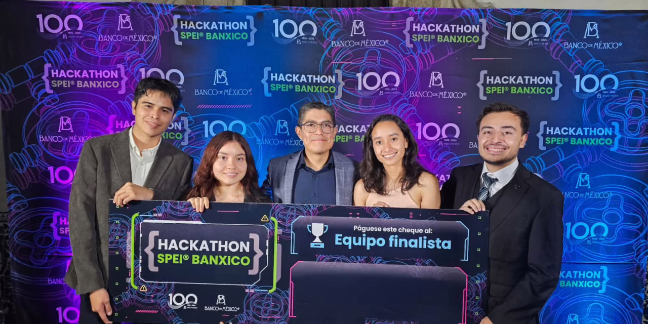 Con app bancaria inclusiva, alumnado UV gana segundo lugar en Hackathon Banxico
