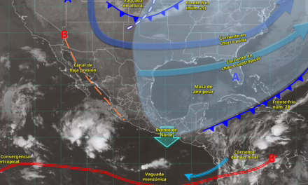 SE PREVÉN LLUVIAS FUERTES EN JALISCO, COLIMA, MICHOACÁN, GUERRERO Y ESTADO DE MÉXICO