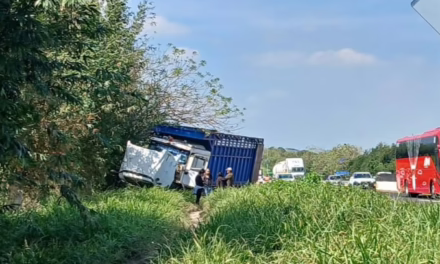 Accidente en la autopista Veracruz-Cardel