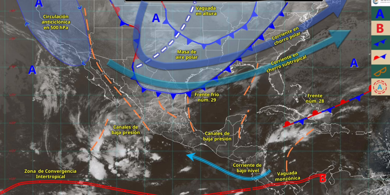 LLUVIAS PUNTUALES MUY FUERTES EN ZONAS DE PUEBLA Y VERACRUZ
