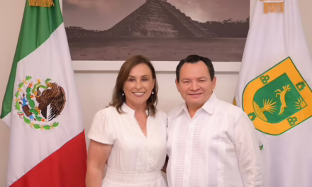 Rocío Nahle asiste al Primer Informe de Joaquín Díaz Mena