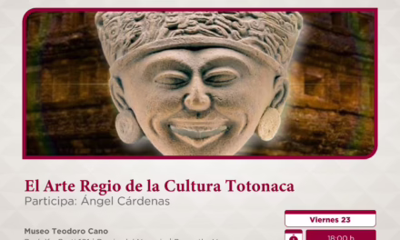 Invita SECVER a la conferencia El Arte Regio de la Cultura Totonaca