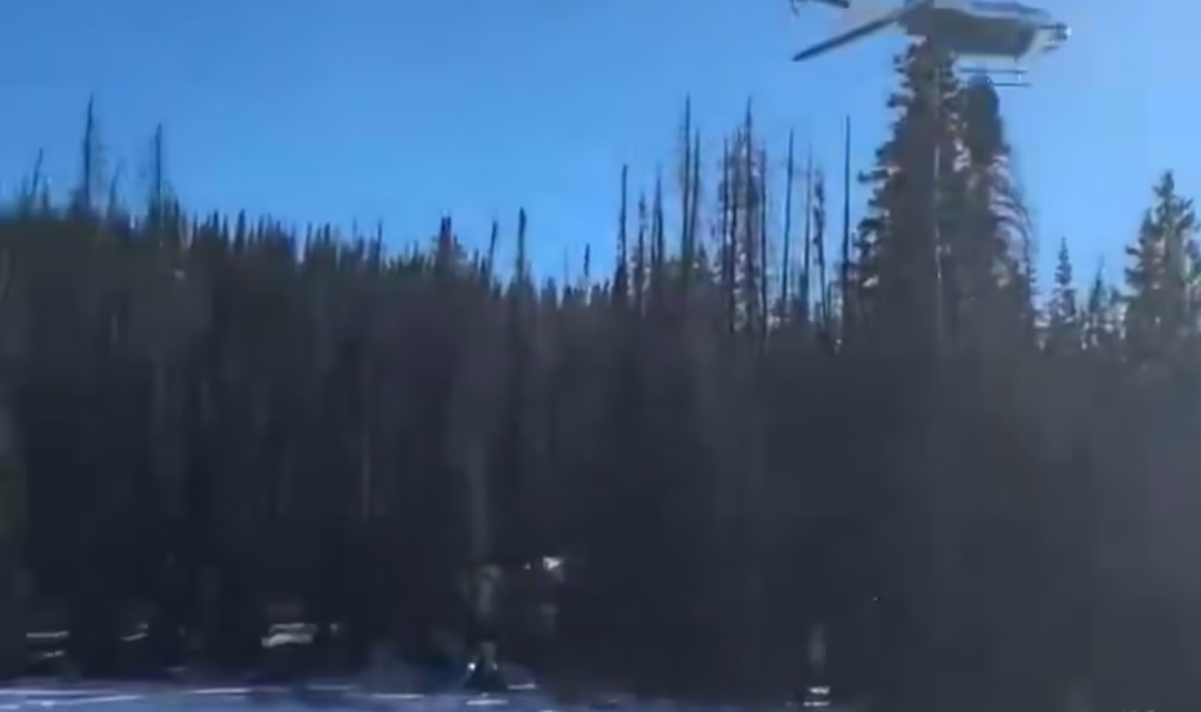 Video:Helicóptero perdió el control y se estrelló en las montañas de Utah