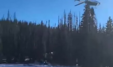 Video:Helicóptero perdió el control y se estrelló en las montañas de Utah