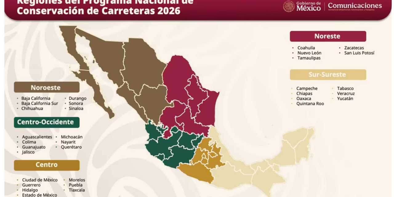 ¡Adiós a los baches! Gobierno federal destinará 50 mmdp a carreteras