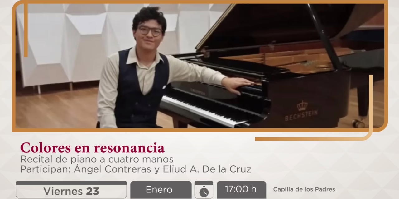 Invita SECVER al recital de piano que se realizará en el MAEV