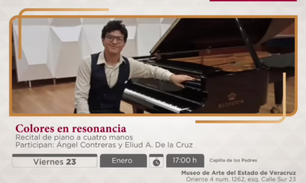 Invita SECVER al recital de piano que se realizará en el MAEV