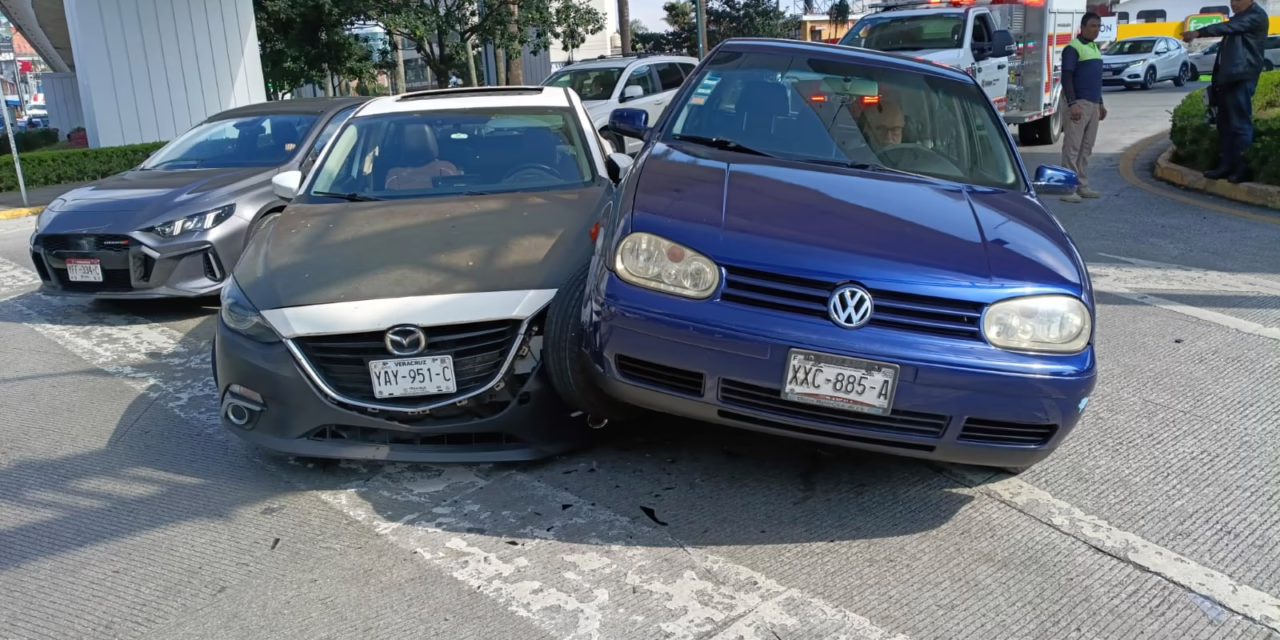 Accidente de tránsito a la altura del puente Bicentenario